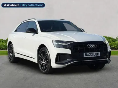 Used Audi Q8 Black Edition 286 HP (210 kW) 2023 White SUV