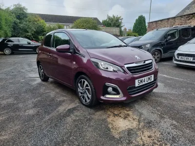 Used Peugeot 108 Allure 82 HP (60 kW) 2014 Purple Hatchback