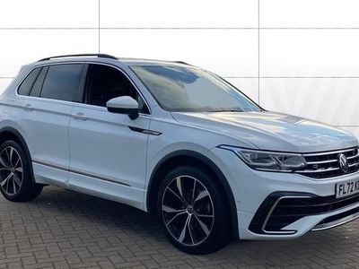 White Used 2022 VW Tiguan R-line SUV | £27,352 (Fair price)