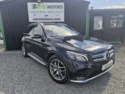 Second-hand Mercedes GLC220 AMG line 2018 Negru Break