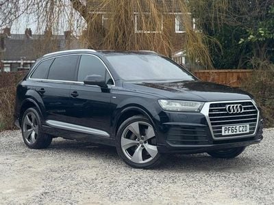 Blue Used 2015 Audi Q7 S-Line SUV | £15,599 (Fair price)
