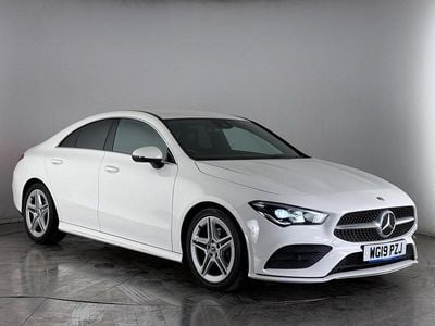 Used Mercedes CLA180 AMG line 2019 White Sedan