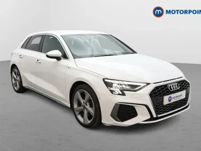 Used Audi A3 S-Line 2023 White Sedan