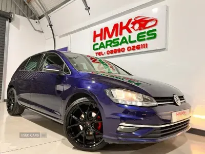 Used VW Golf VII Match 115 HP (84 kW) 2019 Blue Hatchback