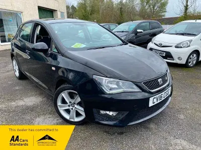 Used Seat Ibiza FR 110 HP (80 kW) 2016 Midnight black metallic Hatchback