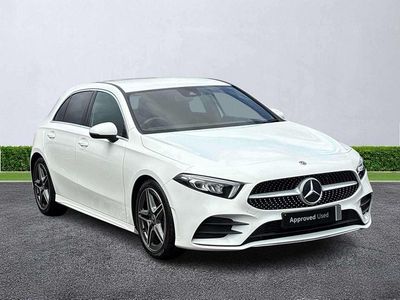Used Mercedes A180 AMG line 2019 White Hatchback