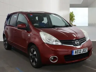 Used Nissan Note N-TEC 110 HP (80 kW) 2012 Red Hatchback