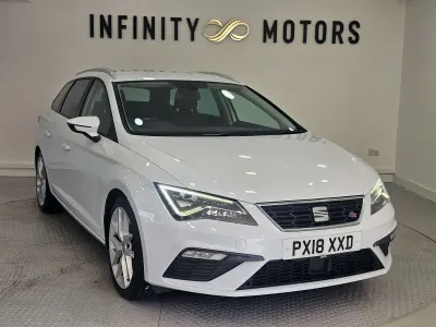 Used Seat Leon FR 2018 White Estate