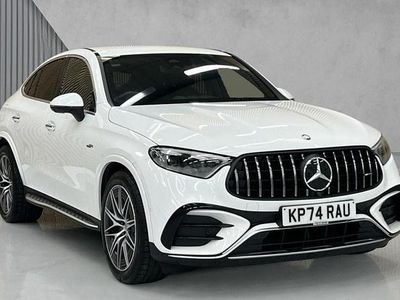 White Used 2024 Mercedes GLC43 AMG Premium Coupe | £62,680 (Expensive)