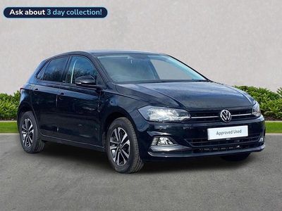 Used VW Polo United 95 HP (69 kW) 2021 Black Hatchback