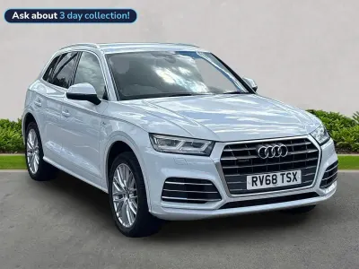 Used Audi Q5 S-Line 252 HP (185 kW) 2018 White SUV