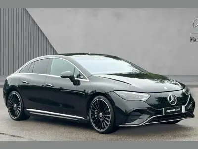 Used Mercedes EQE300 AMG Line Premium Plus 180 kW (245 HP) 2022 Obsidian black metallic Sedan