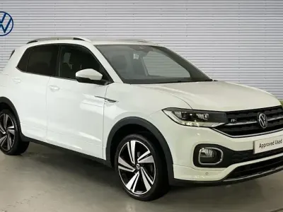 Used VW T-Cross R-line 110 HP (80 kW) 2023 White SUV