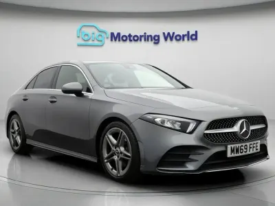Used Mercedes A200 AMG line 163 HP (119 kW) 2019 Grey Sedan
