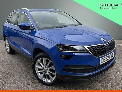 Used Skoda Karoq SE L 150 HP (110 kW) 2022 Energy blue SUV
