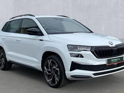New Skoda Karoq SportLine 150 HP (110 kW) 2026 Moon white SUV