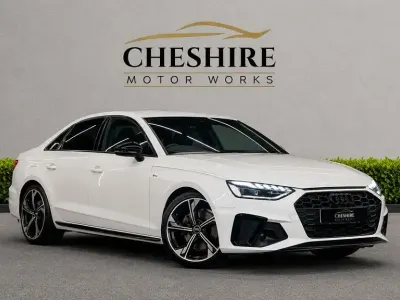 Used Audi A4 Black Edition 150 HP (110 kW) 2022 White Sedan