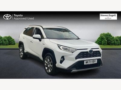 White Used 2021 Toyota RAV4 Estate | £26,494 (A bit pricey)