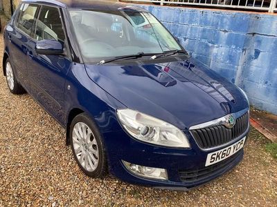 Used Skoda Fabia Elegance 105 HP (77 kW) 2010 Blue Hatchback