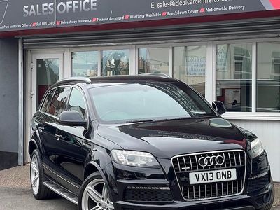 Black Used 2013 Audi Q7 S-line plus SUV | £12,495 (Fair price)