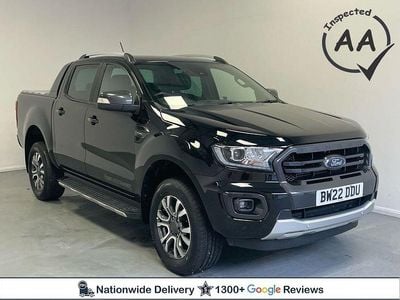 Black Used 2022 Ford Ranger Wildtrack Pickup | £17,450 (Good price)