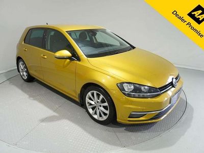 Yellow Used 2017 VW Golf VII GT Hatchback | £8,140 (Fair price)