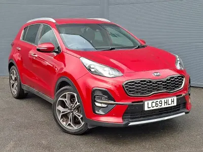 Used Kia Sportage GT-Line 130 HP (95 kW) 2019 Red SUV