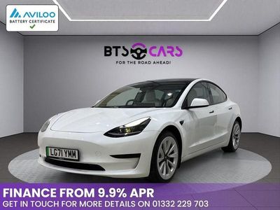 White Used 2021 Tesla Model 3 Standard Range Sedan | £18,485 (Fair price)