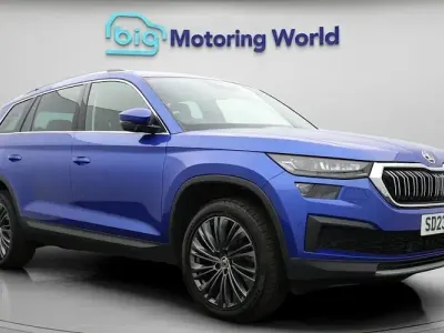 Used Skoda Kodiaq SE L Executive 150 HP (110 kW) 2023 Blue SUV