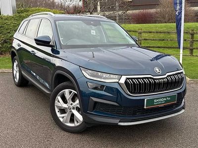 Used Skoda Kodiaq SE L Executive 147 HP (108 kW) 2024 Petrol blue metallic SUV