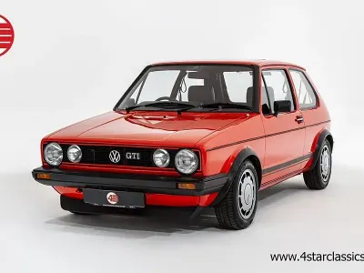 Begagnad VW Golf II GTI 1983 Röd Halvkombi