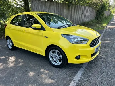 Used Ford Ka Plus Zetec 2017 Yellow Hatchback