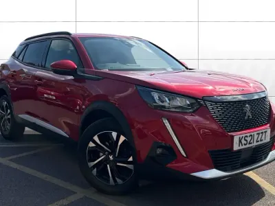 Second-hand Peugeot 2008 Allure Premium 101 CP (74 kW) 2021 Roșu SUV