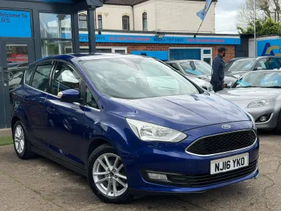 Used Ford C-MAX Zetec 120 HP (88 kW) 2016 Blue MPV
