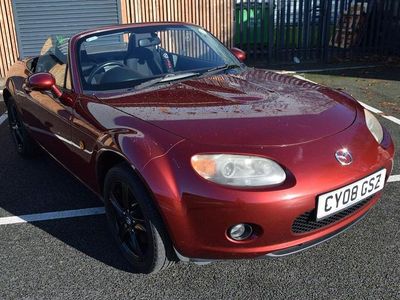Used Mazda MX5 126 HP (92 kW) 2008 Red Cabriolet