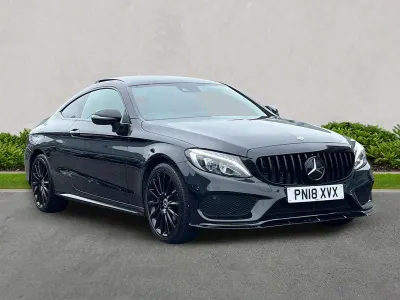 Used Mercedes C200 AMG Line Premium Plus 2018 Black Coupe