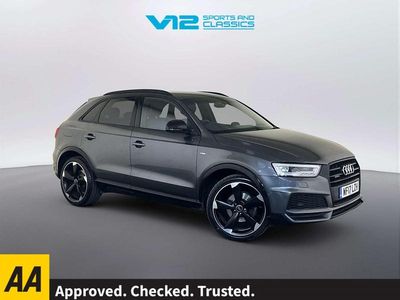 Begagnad Audi Q3 Black Edition 184 HK (135 kW) 2017 Grå SUV