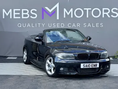 Used BMW 118 Cabriolet M Sport 2010 Black Cabriolet