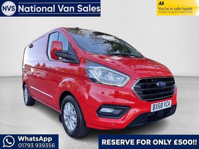 Red Used 2019 Ford Transit Custom Limited Van | £11,900 (Fair price)