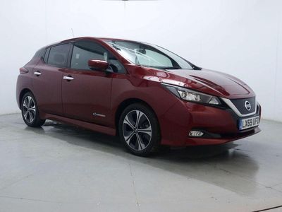 Used Nissan Leaf Tekna 110 kW (150 HP) 2019 Red Hatchback