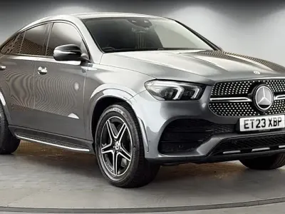 Used Mercedes GLE400 AMG line 330 HP (242 kW) 2022 Selenite grey Coupe