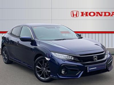 Used Honda Civic EX 126 HP (92 kW) 2021 Blue Hatchback