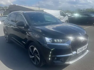 Used DS Automobiles DS7 Crossback Ultra Prestige 225 HP (165 kW) 2018 Black SUV