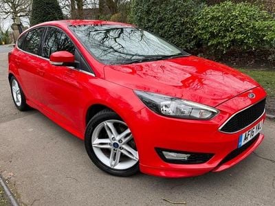 Used Ford Focus Zetec 120 HP (88 kW) 2016 Red Hatchback