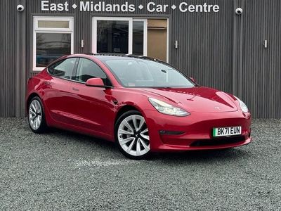 Red Used 2021 Tesla Model 3 Sedan | £16,495 (Fair price)
