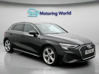Used Audi A3 Sportback S-Line 150 HP (110 kW) 2021 Black Hatchback
