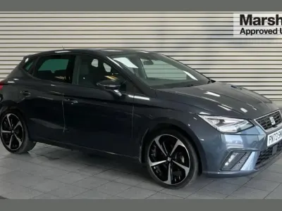 Usado Seat Ibiza FR Sport 110 HP (80 kW) 2023 Cinzento Citadino