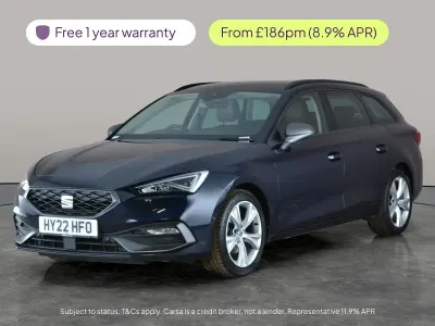 Used Seat Leon FR 150 HP (110 kW) 2022 Blue Estate