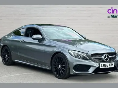 Usado Mercedes C250 AMG Line Premium 200 HP (147 kW) 2016 Cinzento Coupé