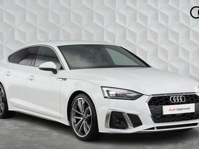 White Used 2023 Audi A5 S-Line Hatchback | £25,650 (Fair price)